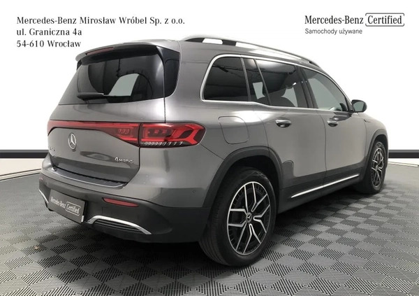 Mercedes-Benz EQB cena 239900 przebieg: 20795, rok produkcji 2021 z Wrocław małe 407